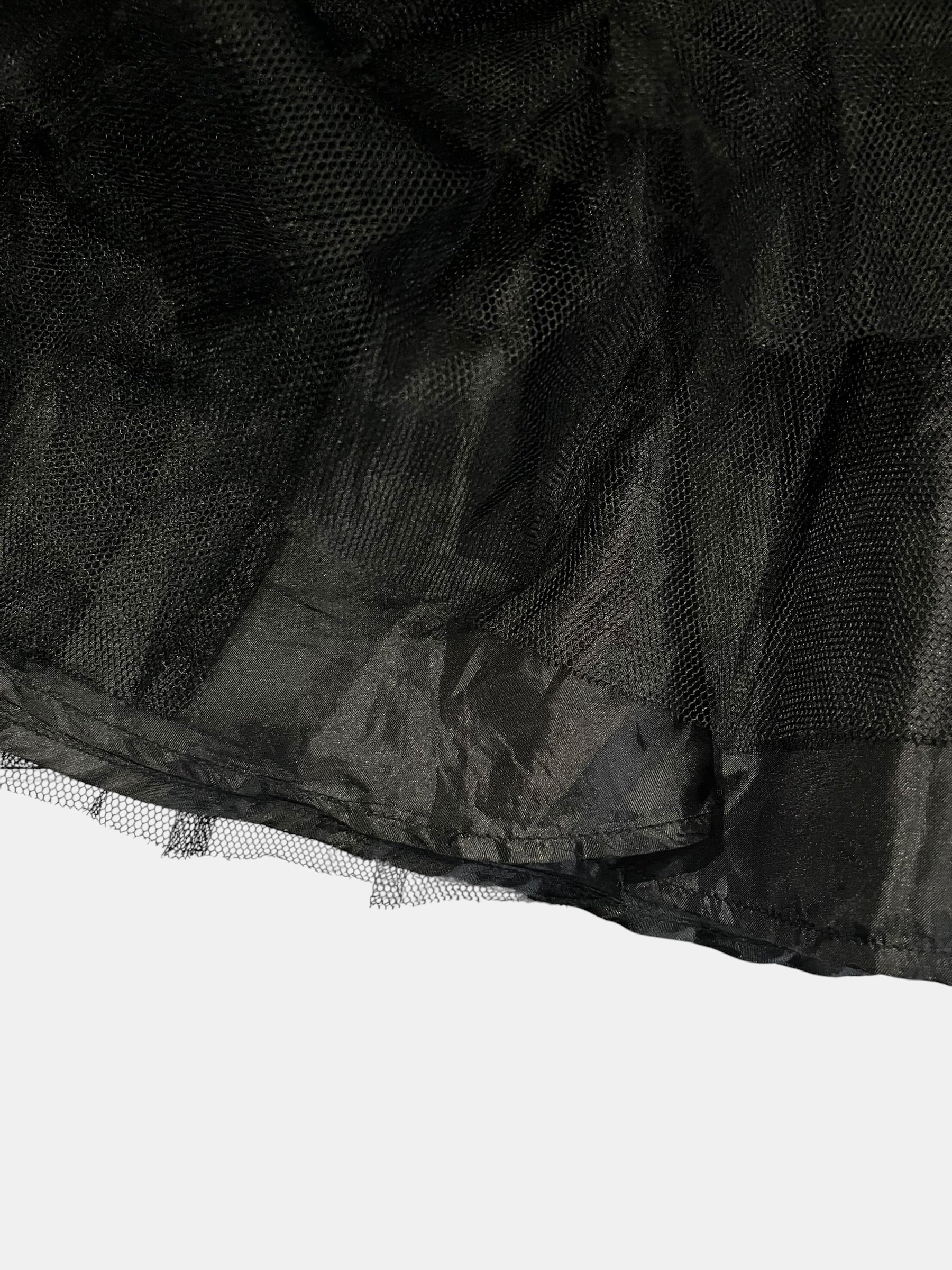 Gothic Ruffle Mini Skirt