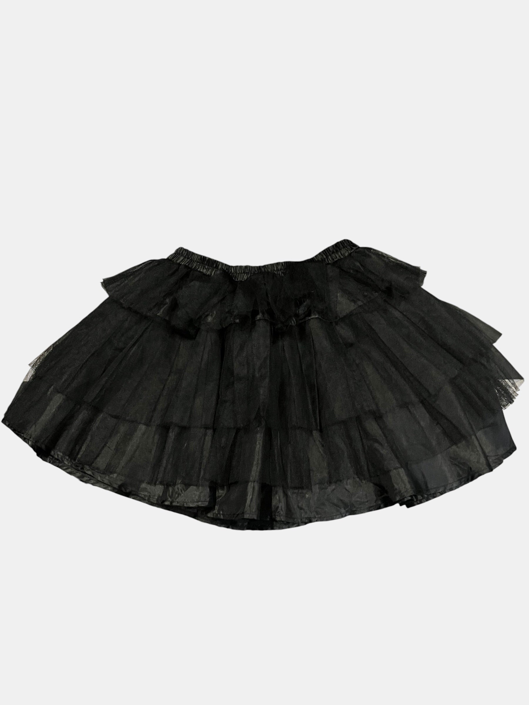 Gothic Ruffle Mini Skirt