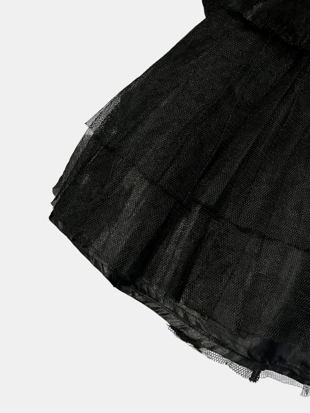 Gothic Ruffle Mini Skirt
