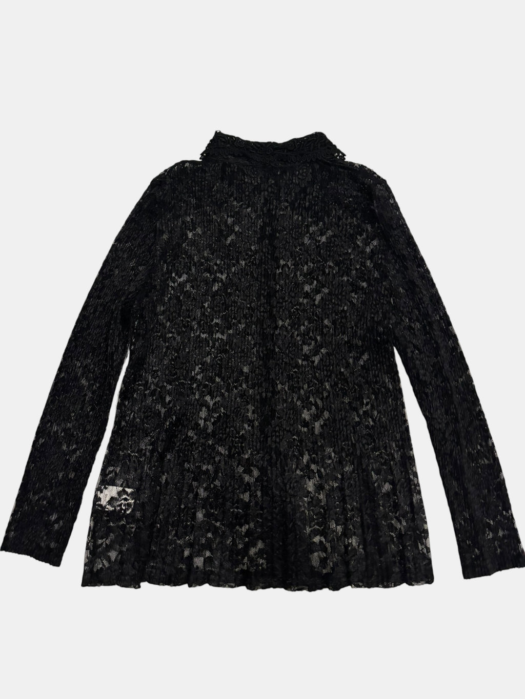 Goth Black Lace Blouse
