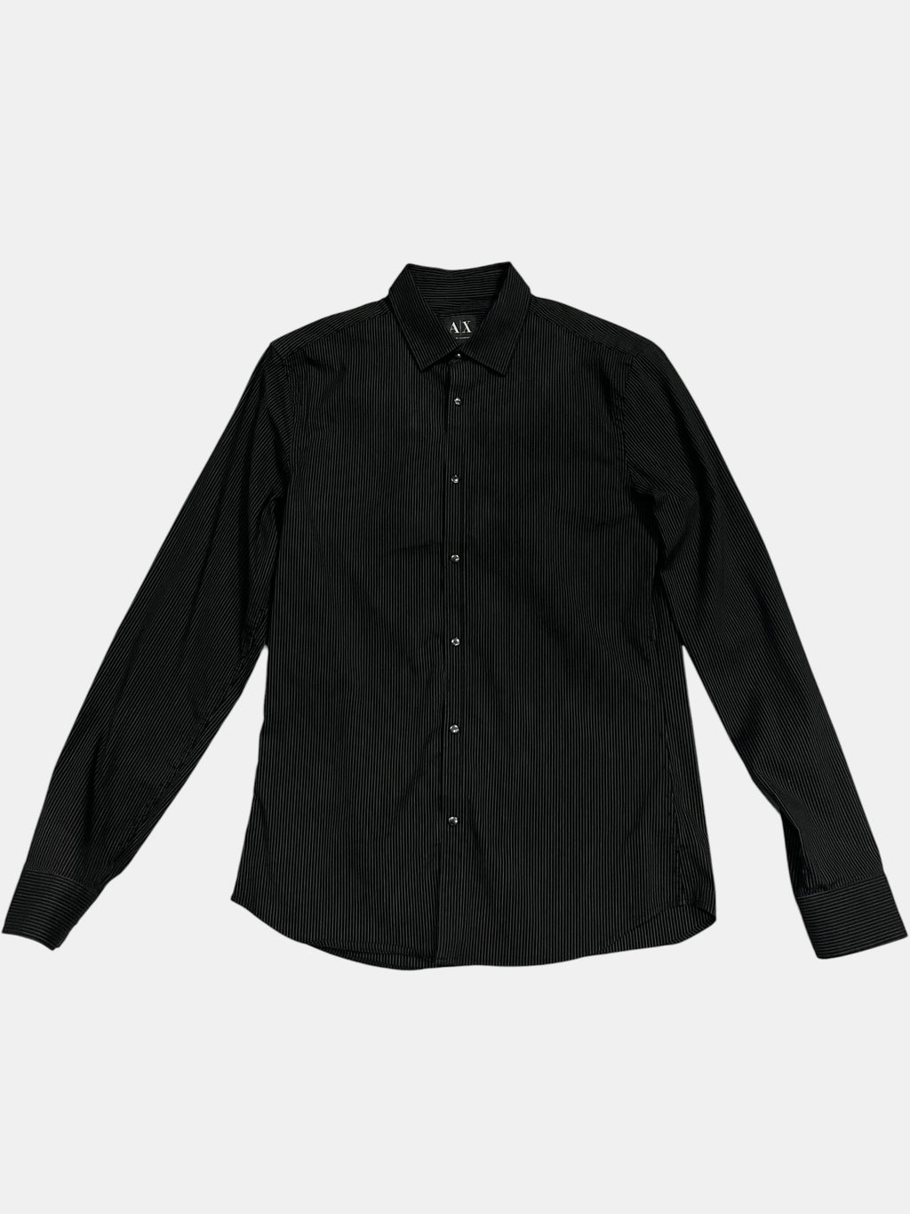 Black Pinstripe Shirt