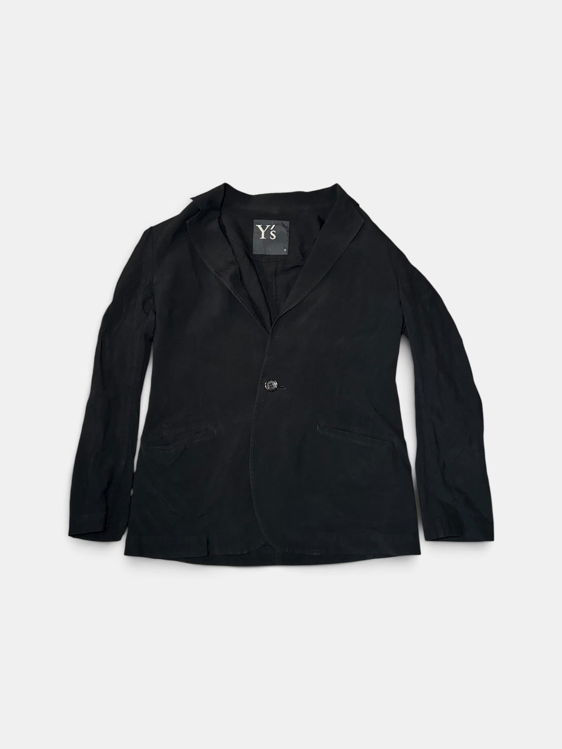 Y's One-Button Tailored Jacket