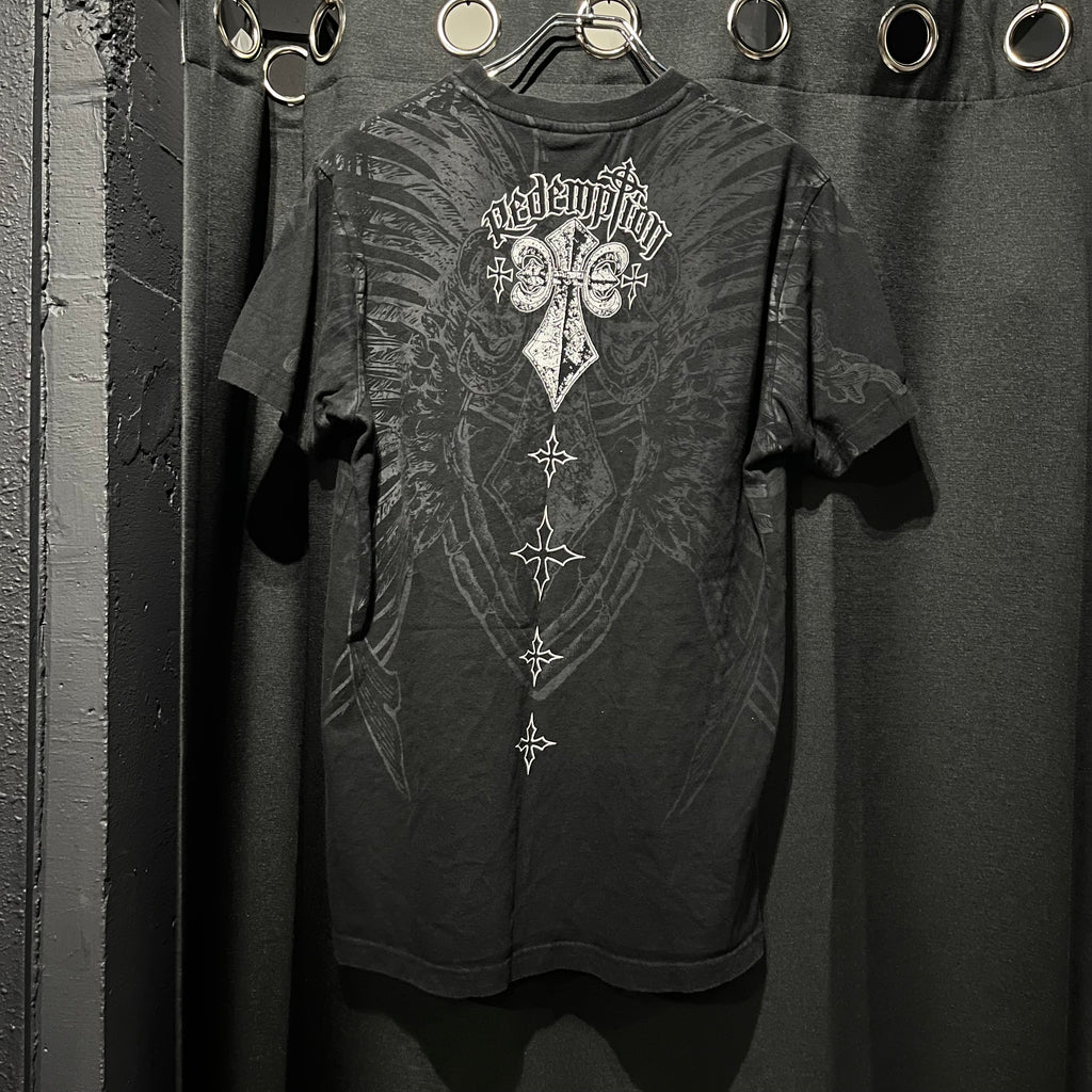 Redemption ゴシックプリントtee