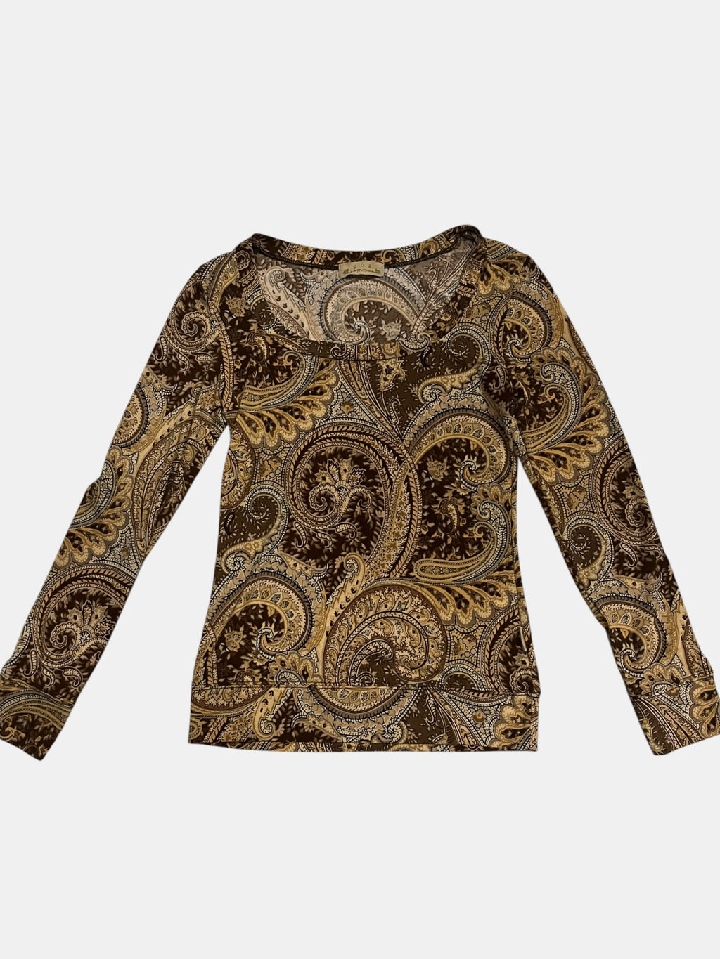 Paisley Pattern Long Sleeve