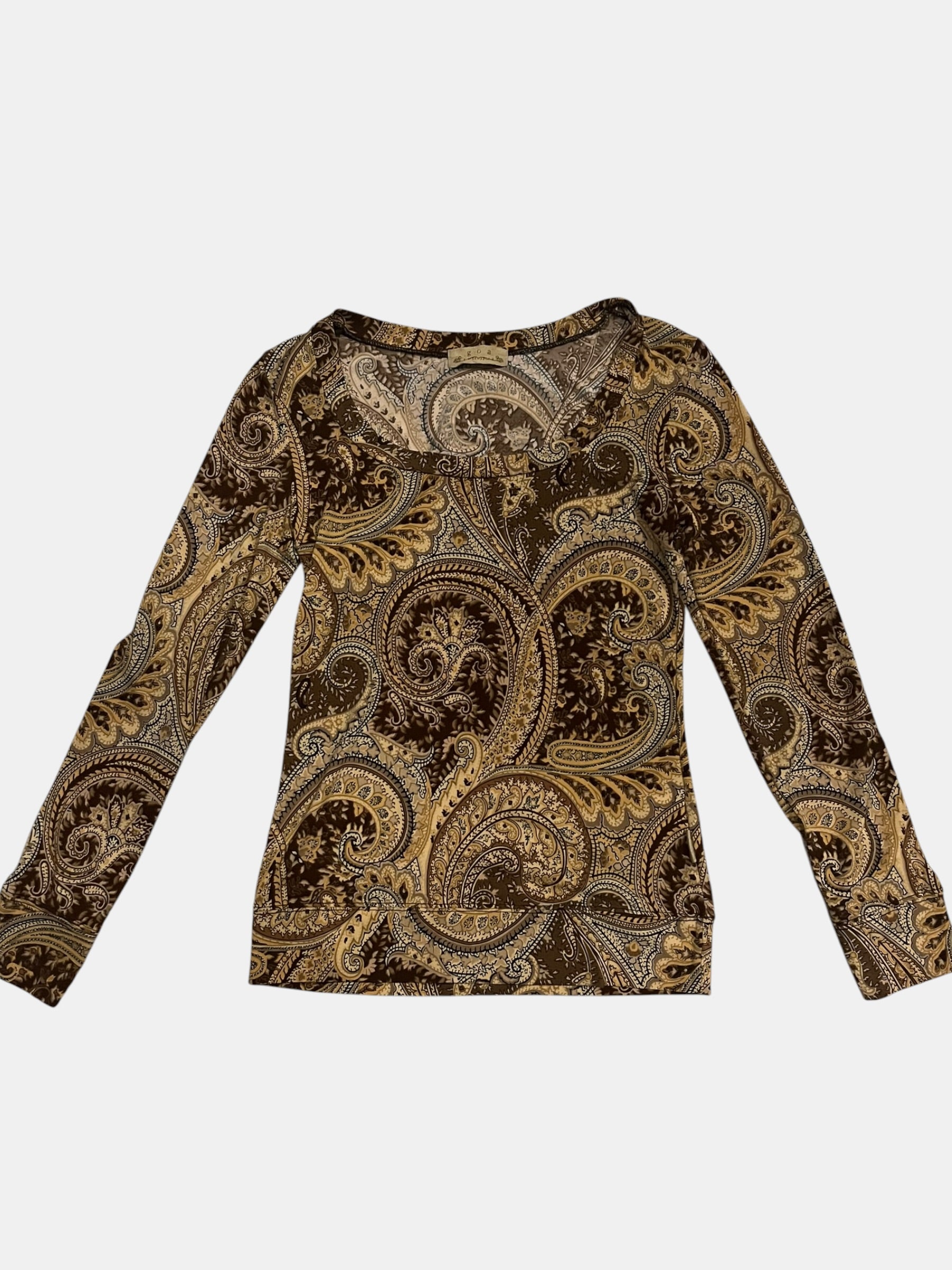 Paisley Pattern Long Sleeve