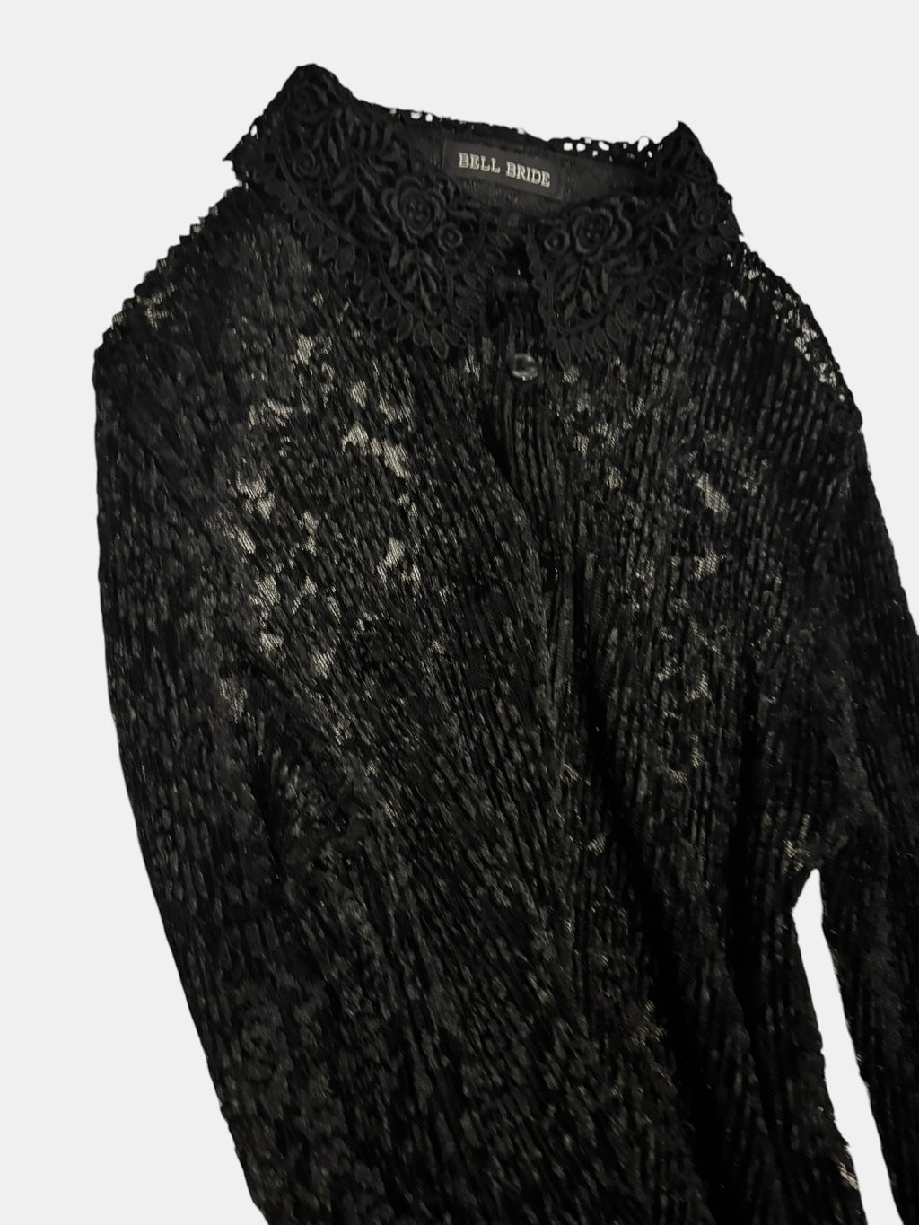 Goth Black Lace Blouse