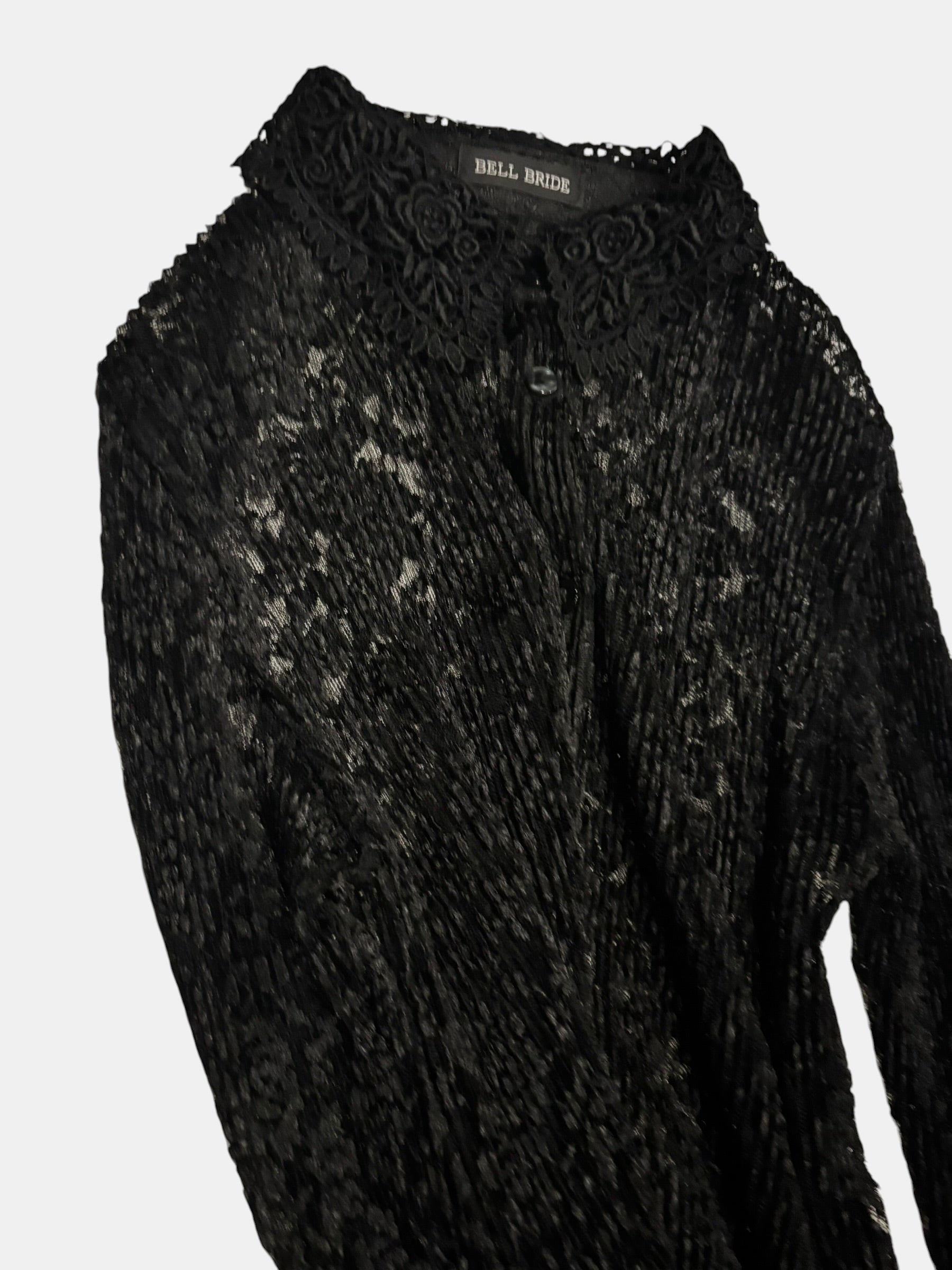 Goth Black Lace Blouse