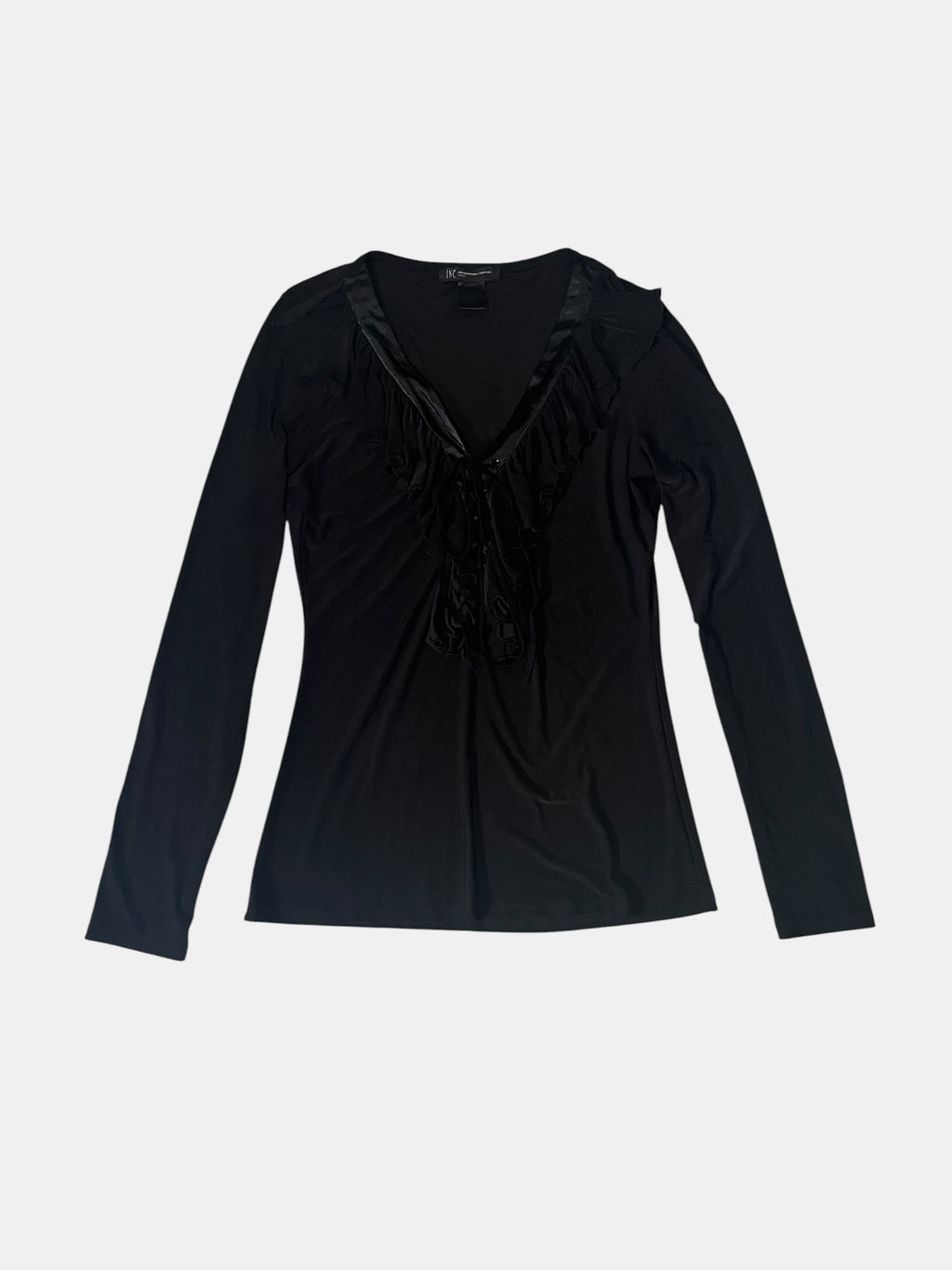 Fairycore Lace-Up Ruffle Long Sleeve