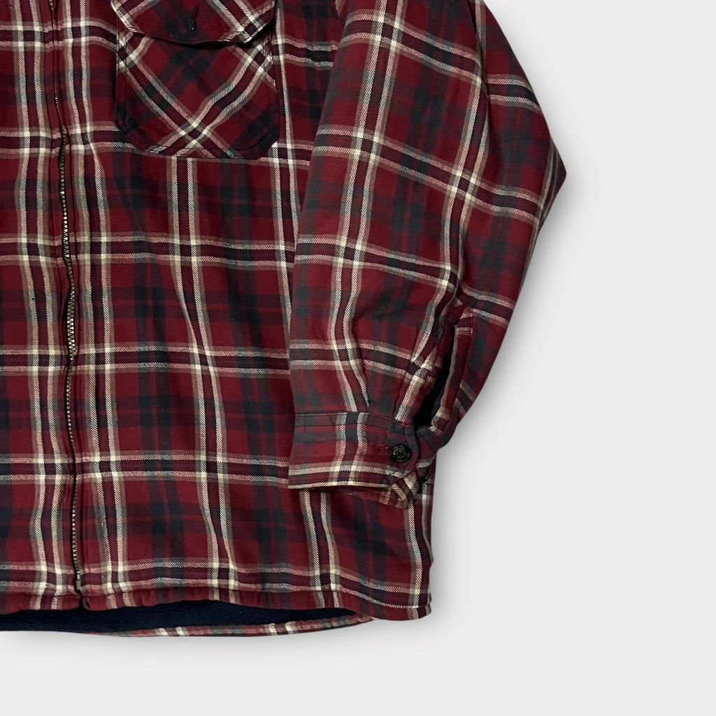 Puritan ジップアップ フーディシャツジャケット