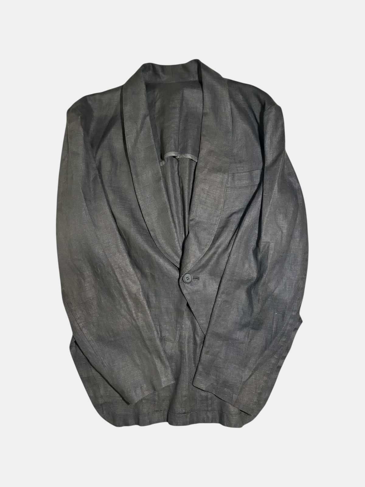 Y's Shawl Collar One-Button Jacket