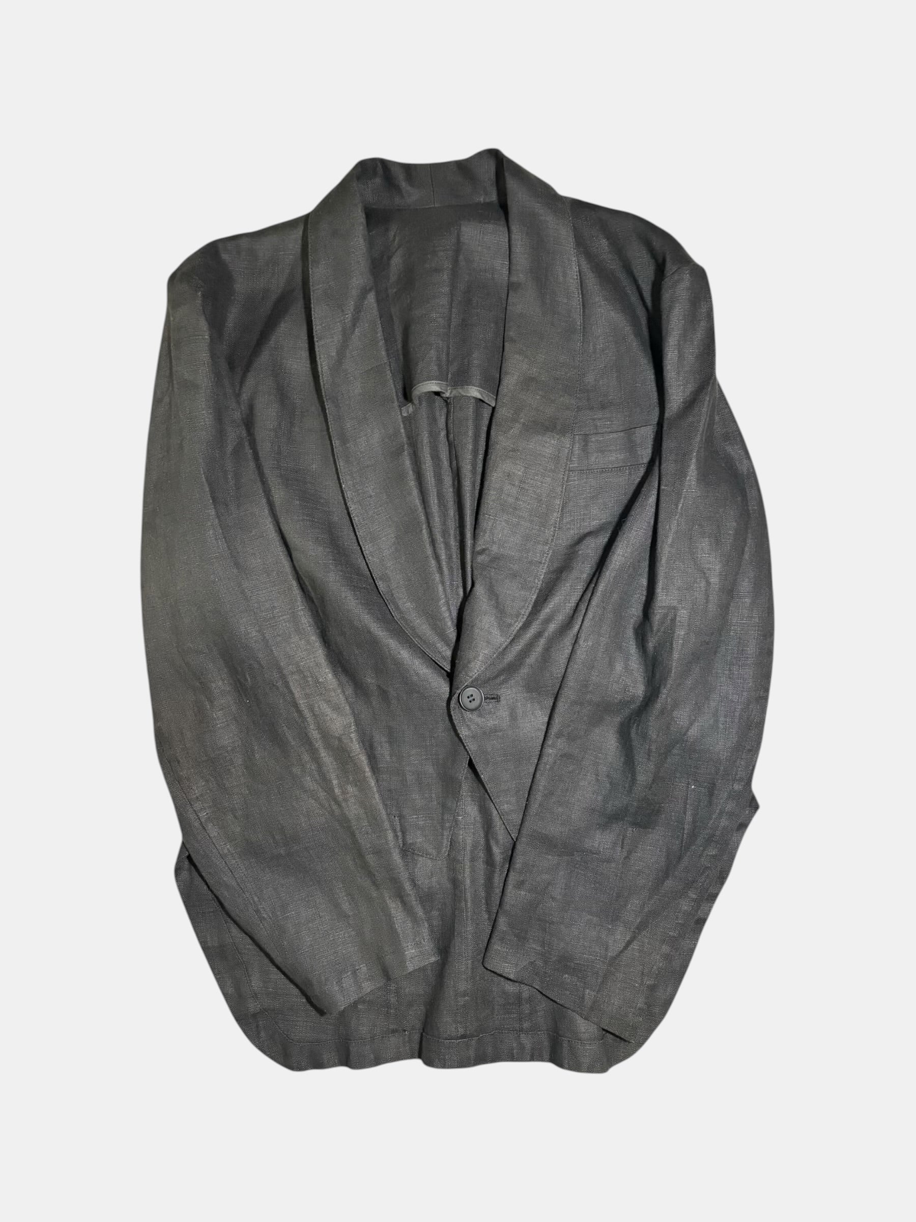 Y's Shawl Collar One-Button Jacket