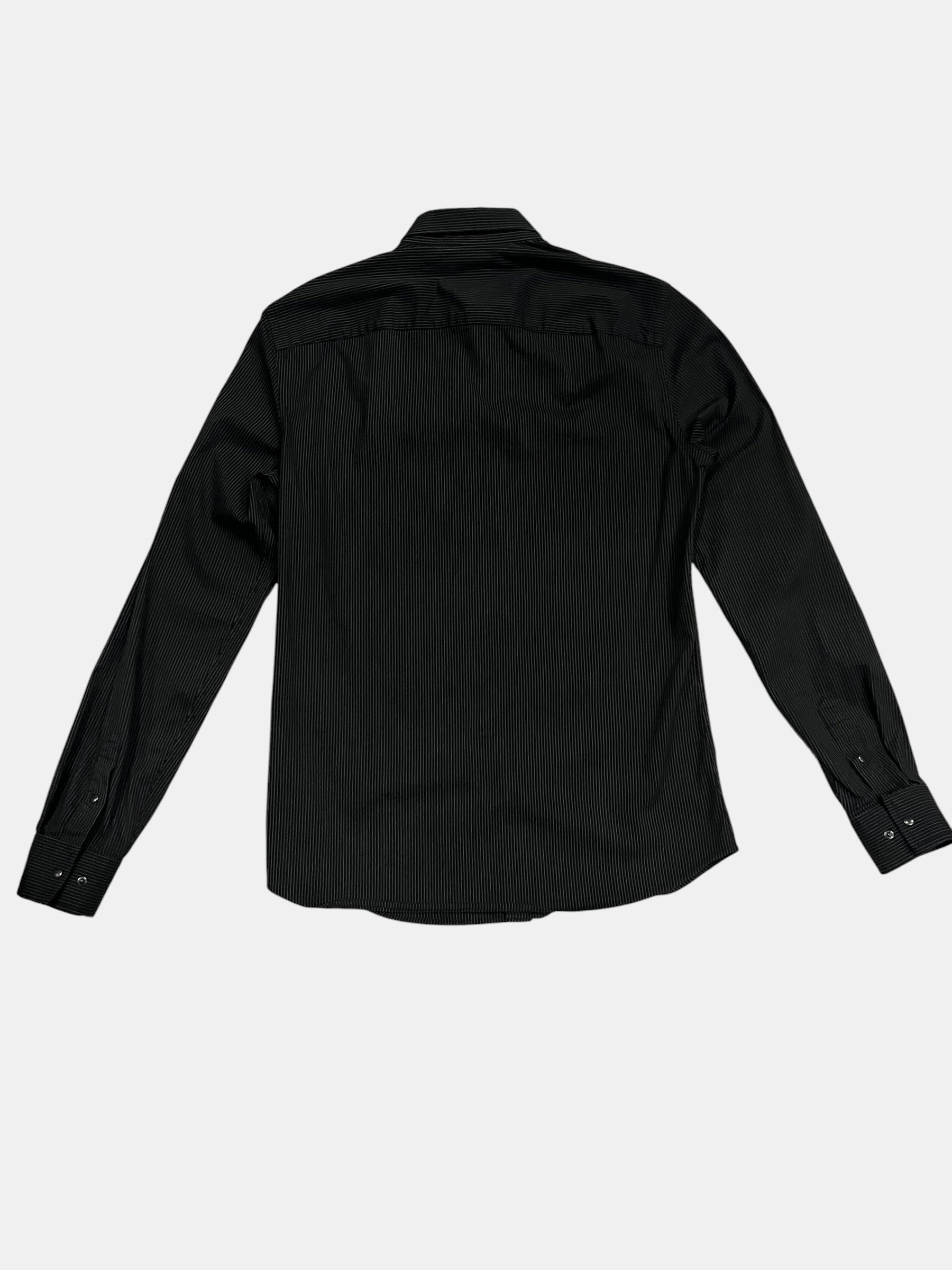 Black Pinstripe Shirt