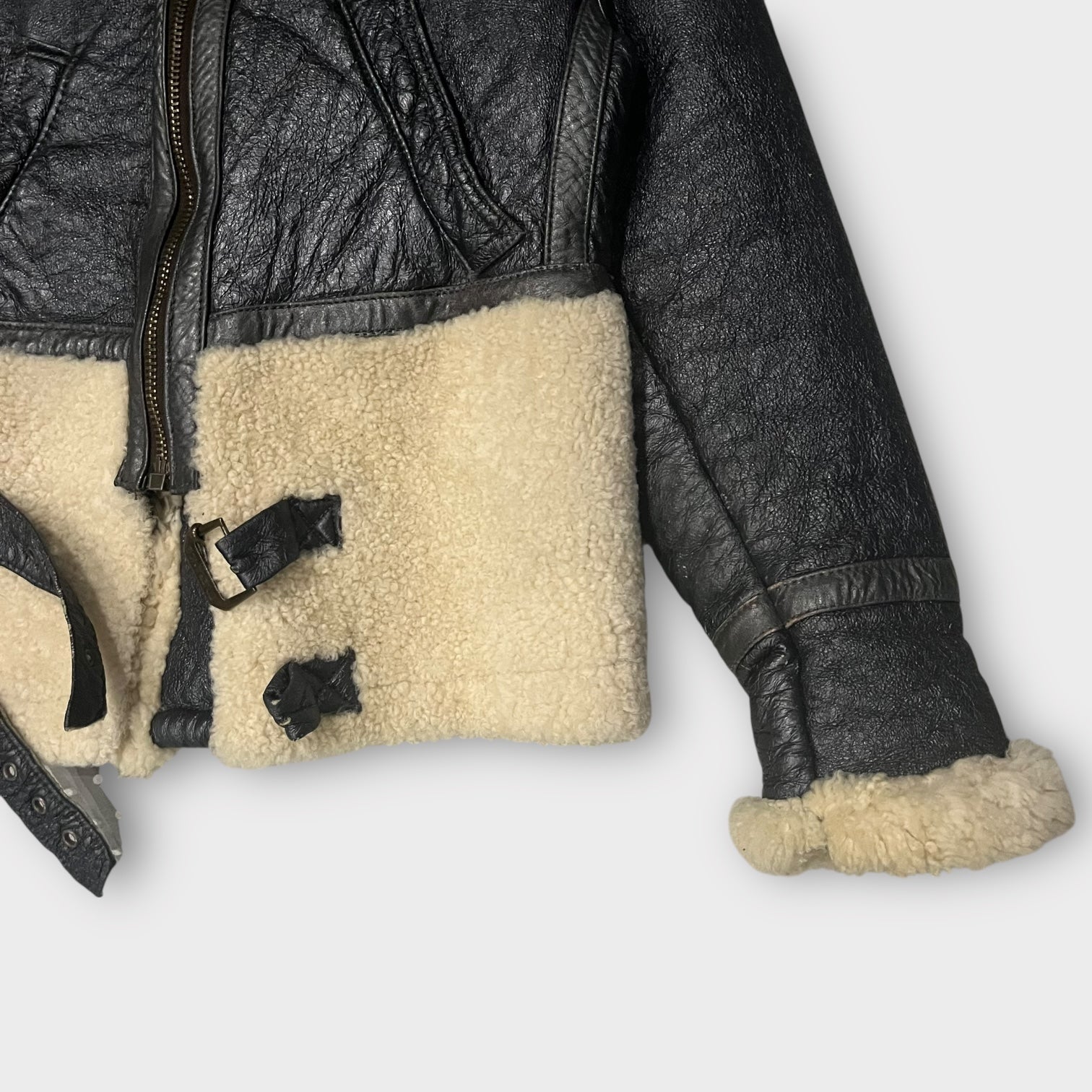 90s ITINERANCE B-3 Type Sheepskin Jacket