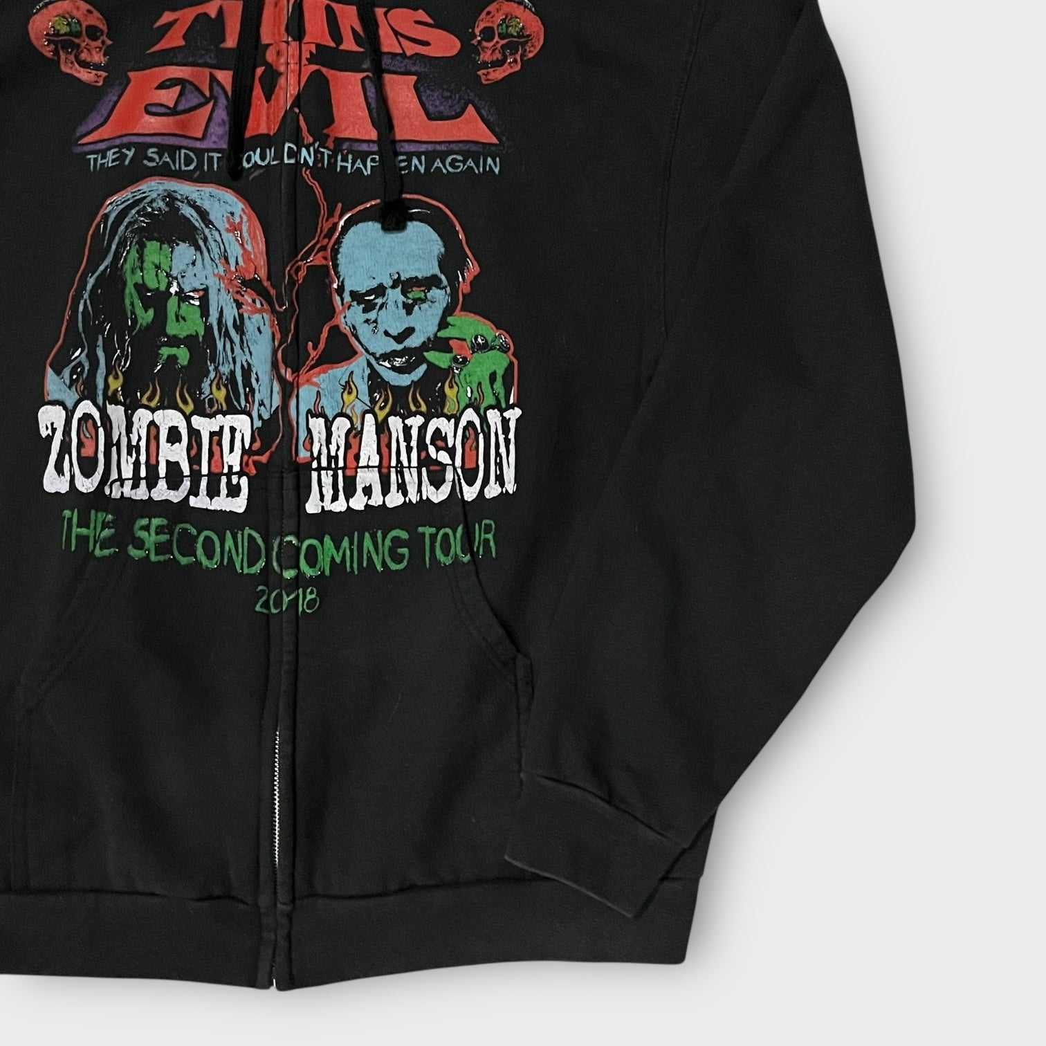 Rob Zombie × Marilyn Manson / Twins of Evil 2018 ツアーパーカー