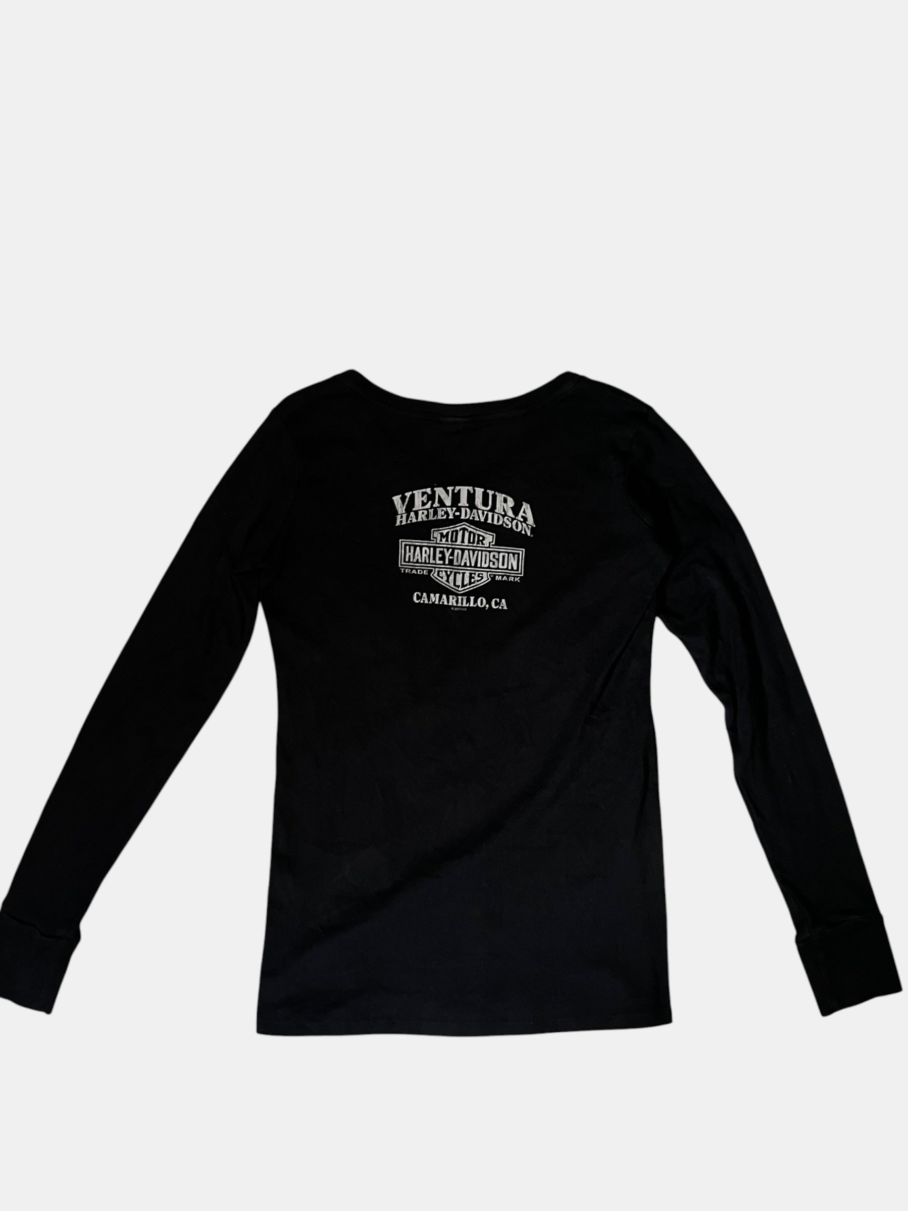 Y2K Harley-Davidson Grunge Long Sleeve